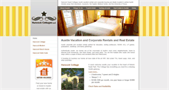 Desktop Screenshot of hancockcottages.com